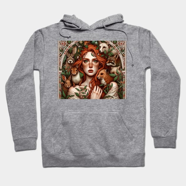 Ginger beauty Hoodie by CraftyDesign66